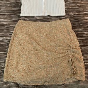 L.A hearts Floral mini skirt